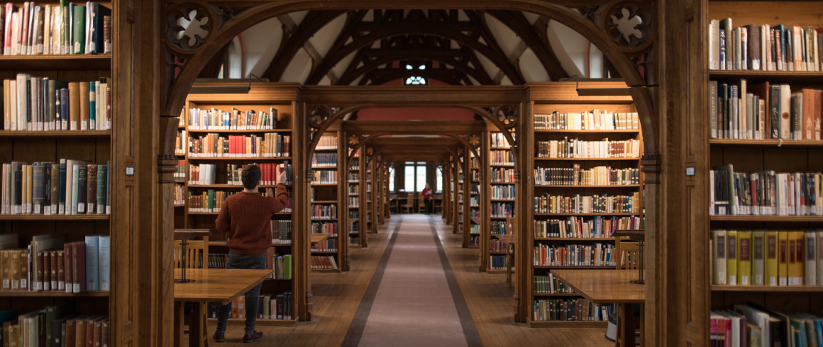 Image of Pembroke College Library, a beautiful Victorian building