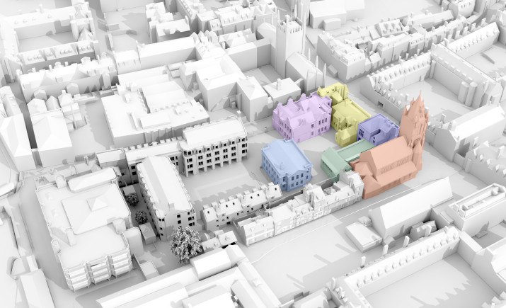 Computer-generated image of buildings on Mill Lane Phase 1
