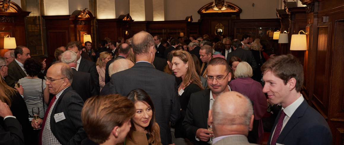 Photo of our Partners networking at Corporate Partnership Event