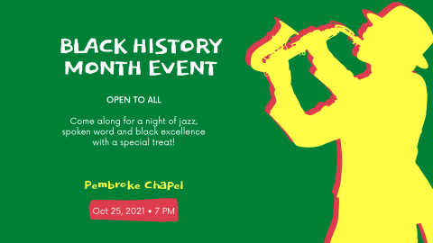 2021 Black History Month Event Banner