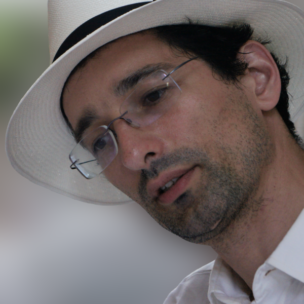 Dr Gábor Csanyi in a panama hat